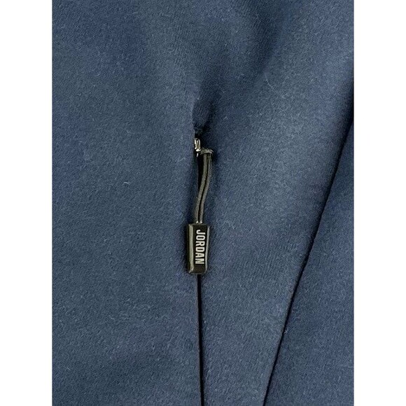 Jordan Michigan Wolverines 465 Icon Fleece Crew Sweatshirt Blue Jumpman Mens L - Picture 4 of 9